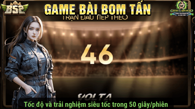 Tốc độ và trải nghiệm siêu tốc trong 50 giây/phiên